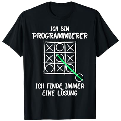 Ich bin Programmierer Lösung Spruch Computer Nerd T-Shirt