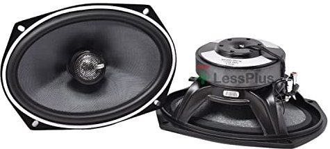 Diamond Audio MS69CX - Sistema de altavoces coaxsub de alta salida de 2 vías de 6 x 9 pulgadas, par