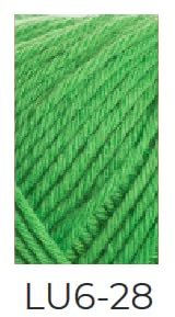 Ferner Wolle Lungauer Sockenwolle 6-fach Merino UNI 28 - Hellgrün
