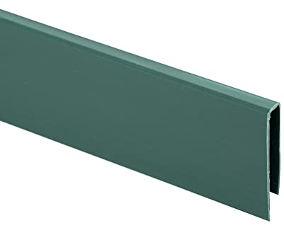 jarolift PVC Abschlussleiste Abdeckprofil für Sichtschutzmatten, Abdeckung, Sichtschutz-Zubehör, 3 x 1 m Länge, Grün