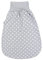 TupTam Baby Strampelsack mit breitem Bund – Unwattierter Schlafsack Baby aus Baumwolle für Frühling & Sommer, Farbe: Sterne Weiß/Grau, Größe: 6-12 Monate
