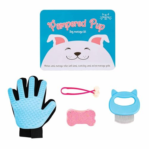 Pampered Pup Dog Massage Kit, Pet Accessories, Dogs, Gift