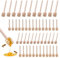 30 Stück Honigrührer aus Holz, Honiglöffel Holz Honiglöffel Holz Honig Dipper Löffel Mini Holzschläger Honiglöffel Set Honigheber Honigspirale Honigstab Sammeln Rührstab Stick Honig Löffel Mini