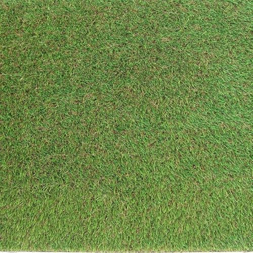 eXtreme 40mm Emerald Green Artificial Grass for Outdoor and Indoor Use - 1m Long x 2m Wide Realistic Looking Fake Grass for Lawn, Patio, & Balcony - Pet Friendly and UV Resistant Astro Turf