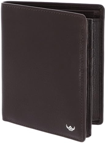 Golden Head Leder Geldbörse Capri RFID Protect Kombischeintasche 1230 Dunkelbraun