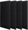 4PCS 12 x 12 x 1/32 Inch Anodized Aluminum Sheet, Black Aluminum Engraving Blanks, 1MM Thin Metal Plates for Laser Engraving, Crafting, DIY, House Decoration