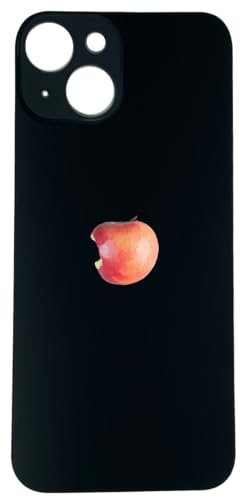 Generic Backcover Akkudeckel Rückglas Rückabdeckung Ersatz-Glas Für iPhone 14 (Scwarz)