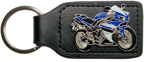 Lenimia Porte-clés de moto pour Yamah YZF-R1, YZF-1000, R-1, porte-clés de rechange, porte-clés de moto, porte-clés de motard, multicolore, passend