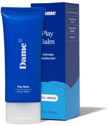 Dame Play Balm Gleitgel | Gleitmittel & Feuchtigkeitsbalsam | Natürliche Formel auf Ölbasis | Pflegt, Schützt & Beruhigt die Haut | Nicht Latex-kompatibel
