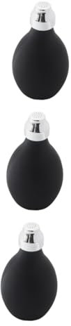 HAPINARY 3pcs Portable Silicone Powder Blower for Hairdressing Multi-functional Dry Shampoo Spray Bottle for Salon and Home Use Lightweight and Squeeze Applicator
