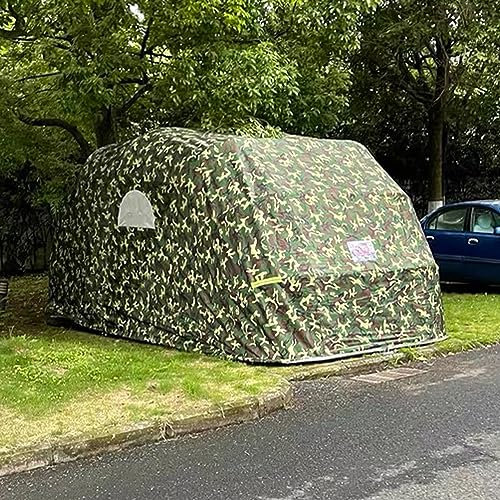 Carport, Fully Automatic Car Tent, Retractable Heavy-duty Carport, All-weather Home Parking Shed, Durable Shelter for Backyards and Gardens (21 * 9 * 8.7ft)