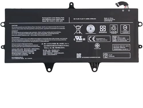 GDDGFVKV PA5267U-1BRS 11.4V 44Wh Laptop-Akku kompatibel mit Toshiba Portege X20W X20W-D X20W-E X20W-D-10E X20W-D-10Q X20W-E-10D X20W-E-10X