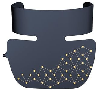Rotlicht-Therapie Nackenlifting-Gerät - 4-Farben LED Silikon Photon Hautstraffung & Faltenreduktion - Rotes, Blaues, Grünes, Gelbes Licht für Akne, Entzündungen & Hautfestigung