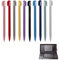 HAZMA 10 Pezzi Stilo Per Nintendo 3Ds, Penne Stilo Per Nintendo Ds, Penne Stilo Per Ds Lite, 3Ds Xl, Nds, Dsl, Accessori Di Precisione Per Touch Screen (10 Colori)
