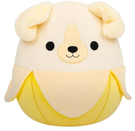 Squishmallows SQCR09491 - Nate die Golden Retriever Banane 30 cm, offizielles Jazwares Plüsch, superweiches Kuscheltier