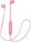 JVC HA-FX21BT Auriculares Inalámbricos Intraurales con Micrófono y Control Remoto para Controlar tu Música y Atender Llamadas. Cascos con Banda para el Cuello. Color Rosa