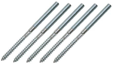 Stockschrauben Schrauben M8x50 Stahl verzinkt 5 Stück (0193)