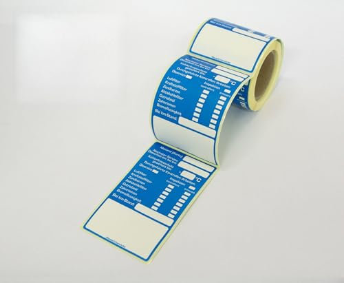 Inspektionsufkleber 75 Stück – Service Zettel KFZ, Inspektion Zettel, Wartungsaufkleber, Service Aufkleber, Inspektionszettel, Kundendienst Aufkleber, Service Auto, KFZ Aufkleber (75 Stück)