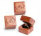 Mr and Mrs Ringbox - Handgefertigte Holz Ringbox für Hochzeitstag Ringboxen klein graviert für Hochzeitszeremonie, rustikale Ringhalterbox, Ringaufbewahrungsbox (Ringbox - Blume 2 Stück)