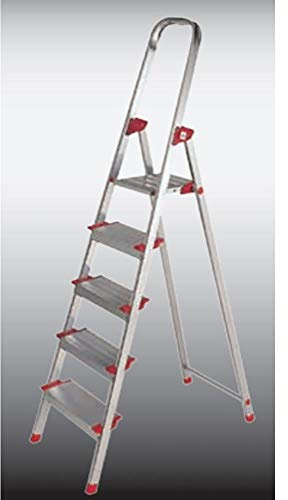 ktl Escalera DOMESTICA 8 PELDAÑOS 1,65MT Aluminio New Plus