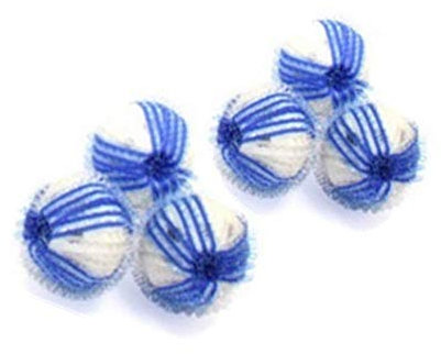 Amini Waschmaschine Trockner Ball Mini-Waschbälle Reinigungs Ball Tierhaarentferner Waschmaschine Waschkugel Flusenentferner Wiederverwendbare Trocknerbälle Haarentfernung (A-6PCS)