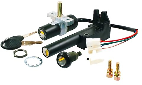 Kit quadro chiave RMS compatibile con Aprilia Scarabeo 50cc 1993/2005 | OEM 246050030, 8201846, R246050030 compatibile con Aprilia Scarabeo 50 2T 1999-2009, Aprilia Scarabeo 50 Street 2T