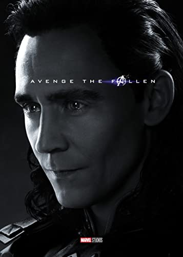 Displate Marvel Avengers Metallposter Marvel Avengers Poster Marvel Deko Marvel Merch Marvel Bilder Marvel Film Poster Marvel - Avenge The Fallen - Loki Poster 32x45cm