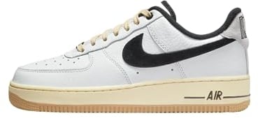 NIKE Air Force 1 '07 LX, Sneakers Donna, Bianco Summit White Black Muslin, 38.5 EU