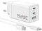 Chargeur USB C 67 W Rapide GaN Tech, 3 Ports PD 3.0 PPS Adaptateur Secteur Avec Câble Type C 100 W pour MacBook Pro/Air, iPad Pro/Air, iPhone 15/14/13, Galaxy S23 Ultra/S22, Pixel 7