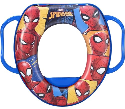 Réducteur WC pour enfants Spiderman Marvel adaptateur WC universel avec poignées