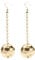 ene Diamantohrringe Für Männer Splitter-Gold-Disco-Kugel-Ohrringe für Frauen Vintage-Ohrringe Damen-Kostüm-Accessoires Ohrringe Aufschrauben (Gold, One Size)