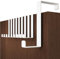 Menz Over Door Hanger – 10 pcs. in White - Coat Hooks 3.6 cm (1.4) + 4.1 cm (1.6) - Over Door Hook for Hanging Clothes, Coat Rack
