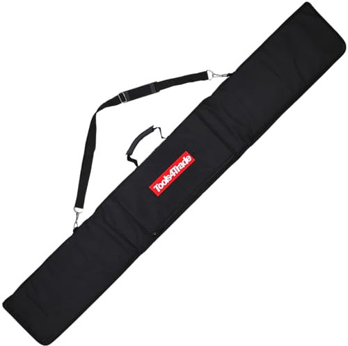 Excel Tools4Trade 1.5m Guide Rail Storage Bag - Black, Durable and Convenient Solution for Professionals and DIY Enthusiasts, Protective Case with Easy Carrying Handle