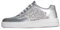 ticticlily Plate Schuhe Damen Pailletten Glitzer Lackleder Elegant Sneaker Frauen Wasserfest Outdoor Freizeitschuhe Laufschuhe I Silber 39 EU