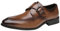 MANYUBEI Zapatos De Cuero para Hombre, Mocasines Sin Cordones con Hebilla En Punta, Zapatos Formales Informales De Negocios, Trabajo De Oficina, Zapatos Cómodos Y Transpirables, 42 EU,Brown
