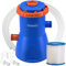 Monzana® Filterpumpe MZP40 3400L/h 40W Leistung Pool 11x Filterkartusche Größe II 138x105mm Typ H Auswaschbar Kartuschenfilteranlage Poolpumpe Pumpe