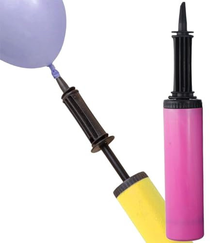2Pcs Manual Balloon Pump, Random Color Two-Way Handheld Air Pump, Balloon Inflator By Hand for Party Balloons