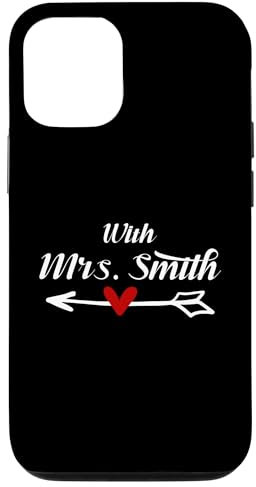 Mrs. Smith With Mr. Smith Married Couples Matching Case for iPhone 15