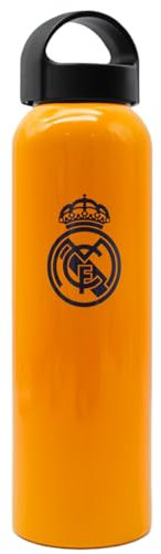 ms móvil shop Bottiglia di alluminio calcio RMFC 600 ml Arancione Scudo Grigio Senza BPA Prodotto Ufficiale