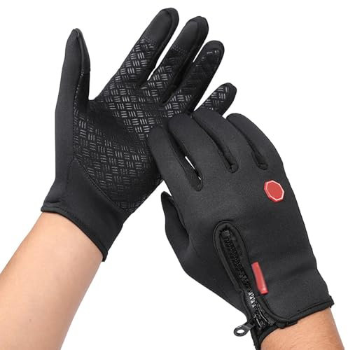 Winterhandschuhe für Damen Winddicht Wasserdicht Touchscreen Warm