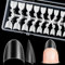 Kiiwah 300 Stücke Falsche Nagelspitzen Set, 12 Größen Kurz Oval Matt Halbe Abdeckung Künstliche Nageltips Acryl Nägel Zum Aufkleben mit Griff für Nagelstudio DIY Maniküre