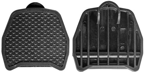 1 Paar SPD-Pedaladapter wandelt Clipless in flache Pedale um, keine Stollen erforderlich, Pedalplatte für verbesserten Halt und Komfort, geeignet für Series Road Clipless