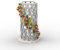 Zorwlodc Vase Jeu de Construction pour Lego 10280 Bouquet de Fleurs, Maquette de Vase Transparent avec Base, 480 Pièces, Compatible avec Lego 10313 10280 (Pas avec Bouquet de Fleurs)