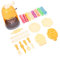 Toddmomy 1 Ensemble Machine à crème glacée de Simulation de crème glacée Tir de de crème glacée de Machine à crème glacée de Simulation PP Orange