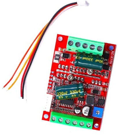 Flaroey DC 6-60V 16A 400W 3 Phases Hall Brushless Motor Controller Board BLDC PWM PLC Driver Module