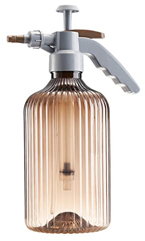 Peosaard Pot de pulvérisation d'arrosage, Bouteille d'arrosage de Jardin, pulvérisateur à gâchette Brume, Bouteille pulvérisation Manuelle pour Plante Fleur Jardin, Marron Ambre