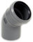 Eigenmarke Abflussrohrbiegung DN 40 15° Grau, Polypropylen (PP), 1 Stück