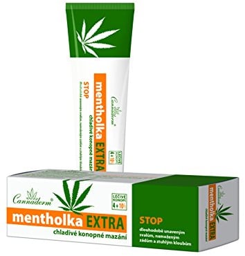 Cannaderm Mentholka Extra – Kühlendes Gel, 150 ml für Muskelermüdung & Steifheit, Uni Erwachsene