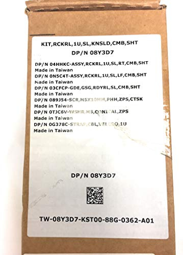 Dell 770-BCKW 8Y3D7 1U Ready Rails Sliding Rails without Cable Management Arm NEW