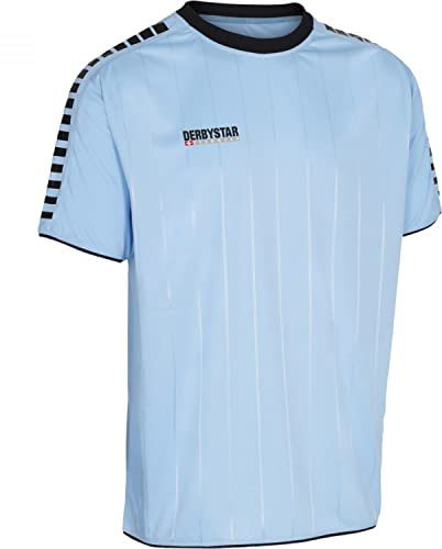 Derbystar Hyper Kinder Trikot, hellblau schwarz, XL